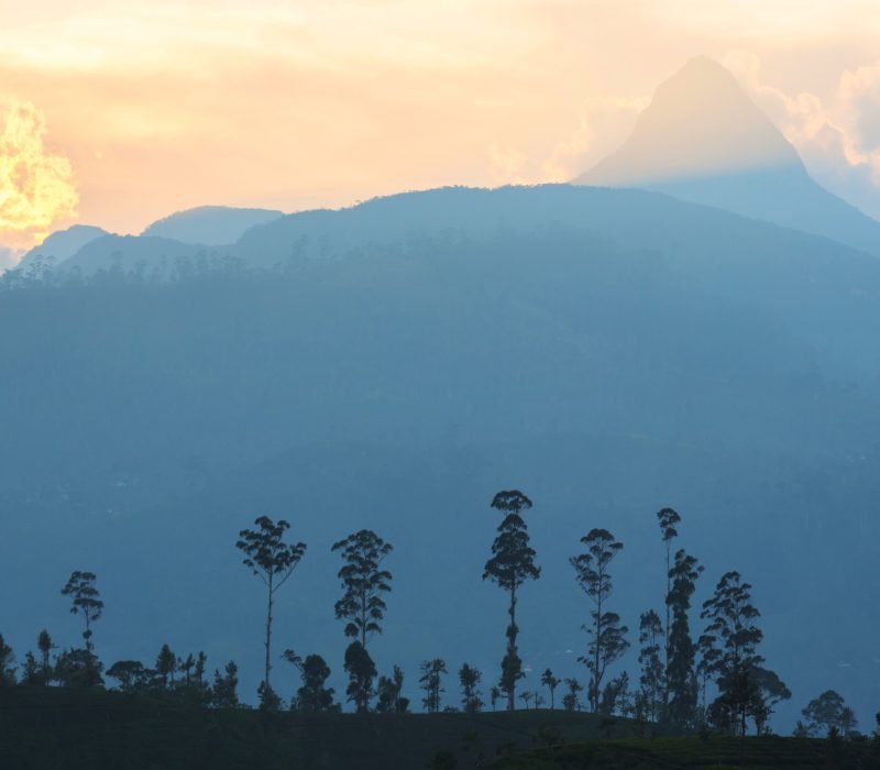 Mountains on Sri Lanka