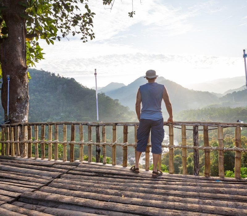 Tourist on Sri Lanka