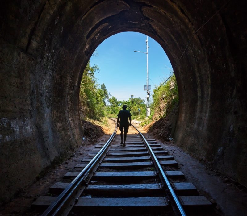 Tunnel in Sri Lanka